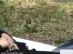 Asiática calentándos ...
